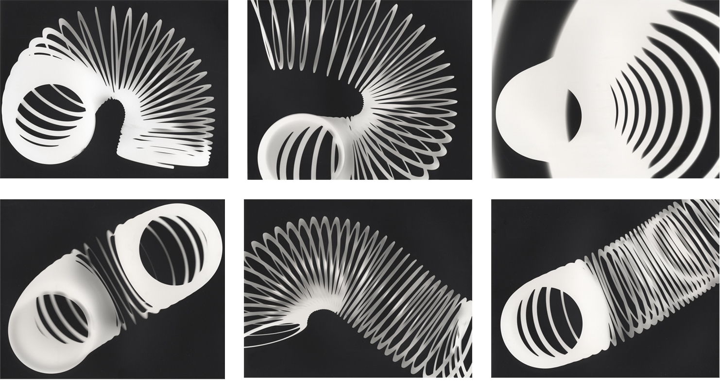 Slinky series, series of photograms on RC paper